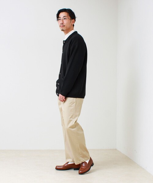GLOSTER(グロスター)の「【大人の万能パンツ】タックチノイージートラウザー(チノパンツ・メンズ・ベージュ/ブラック・M/L/S)」の18枚目の写真