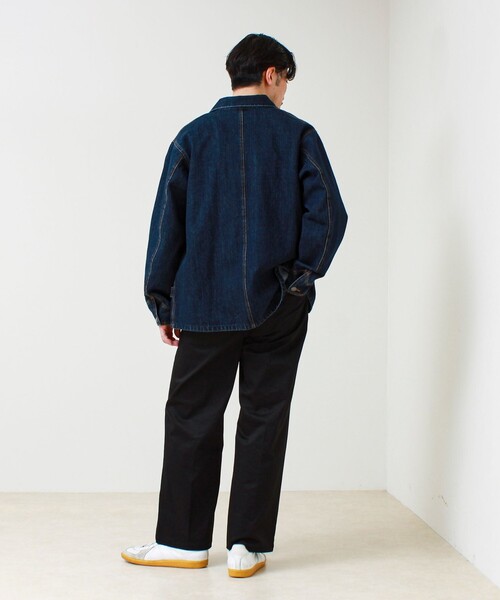 GLOSTER(グロスター)の「【大人の万能パンツ】タックチノイージートラウザー(チノパンツ・メンズ・ベージュ/ブラック・M/L/S)」の13枚目の写真