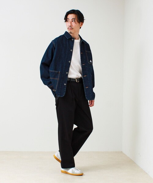 GLOSTER(グロスター)の「【大人の万能パンツ】タックチノイージートラウザー(チノパンツ・メンズ・ベージュ/ブラック・M/L/S)」の12枚目の写真
