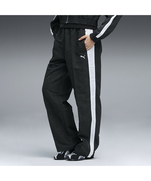 PUMA(プーマ)の「PUMA プーマ ウィメンズ T7 ジャガード ウーブン トラックパンツ(その他パンツ・レディース・ブラウン系その他4/ブラック・LARGE/SMALL/MEDIUM)」の7枚目の写真