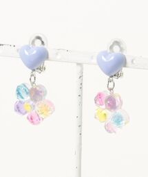 apres les cours（アプレレクール）の「カラフルお花イヤリング（イヤリング）」