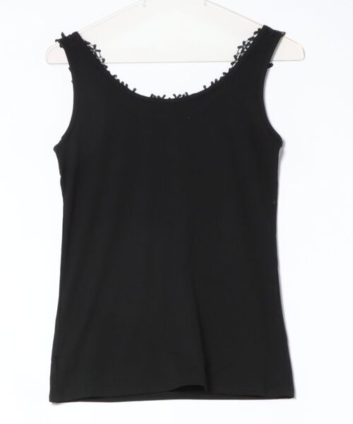 QUEENS COURT(クイーンズコート)の「レースパーツデュアルフェイスタンクトップ(Tシャツ/カットソー・レディース・オフホワイト/ブラック・M)」の21枚目の写真