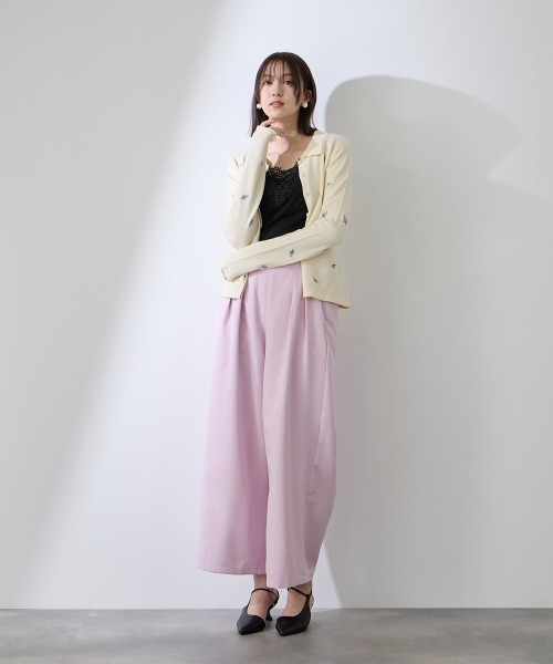 QUEENS COURT(クイーンズコート)の「レースパーツデュアルフェイスタンクトップ(Tシャツ/カットソー・レディース・オフホワイト/ブラック・M)」の14枚目の写真