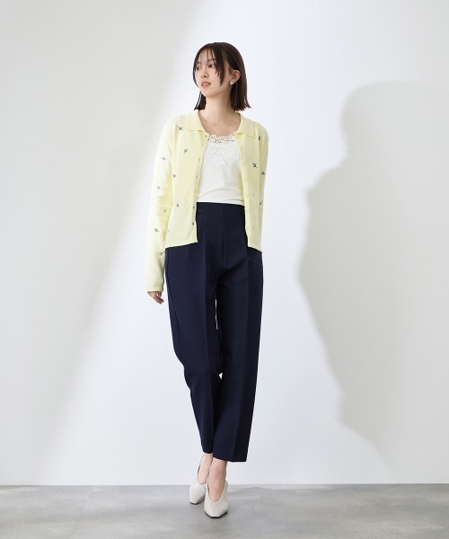 QUEENS COURT(クイーンズコート)の「レースパーツデュアルフェイスタンクトップ(Tシャツ/カットソー・レディース・オフホワイト/ブラック・M)」の19枚目の写真