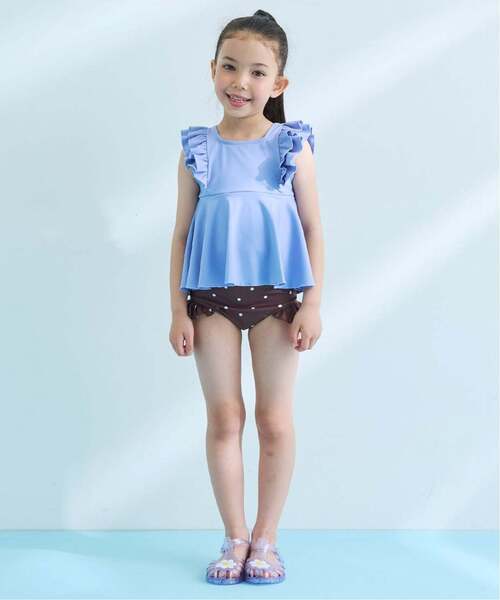 新品含 女の子 キッズ プティマイン お洋服まとめ売り30点 petit main｜プティマイン（キッズ）の水着（パープル/紫色系