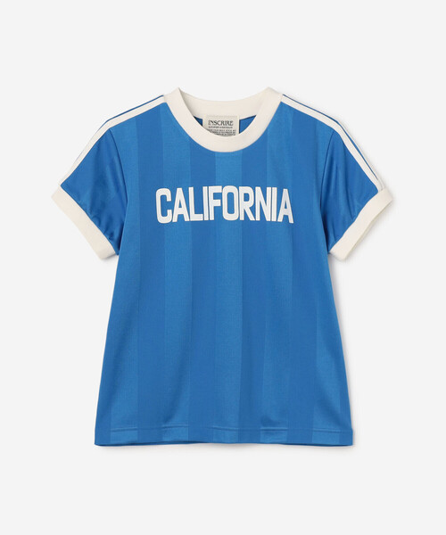 INSCRIRE（アンスクリア）の「INSCRIRE | ユニフォーム Tシャツ WOMEN（Tシャツ/カットソー・レディース・ライトブルー・M）」の2枚目の写真