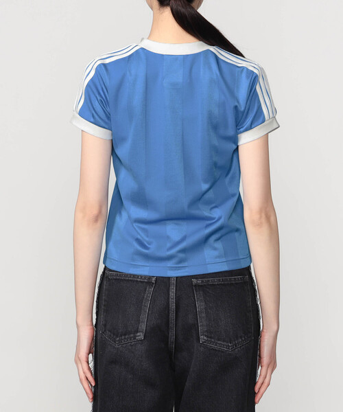 INSCRIRE（アンスクリア）の「INSCRIRE | ユニフォーム Tシャツ WOMEN（Tシャツ/カットソー・レディース・ライトブルー・M）」の9枚目の写真