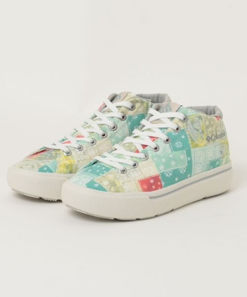 Columbia（コロンビア）の「Columbia コロンビア HAWTHORNE RAIN MID WP【防水】レディーススニーカー(ホーソンレインミッドウォータープルーフ)（スニーカー・レディース・ホワイト×ブルー/ブラック×ブラック/モスグリーン/グリーン系その他・23.0cm/24.0cm/25.0cm）」の3枚目の写真