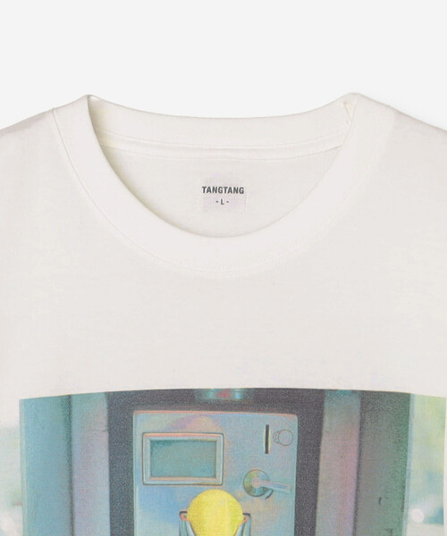 TANGTANG（タンタン）の「TANGTANG | 半袖Tシャツ GASATANG 2h35min,MAYONAKA MEN（Tシャツ/カットソー・メンズ・ホワイト・M/L/XL）」の4枚目の写真
