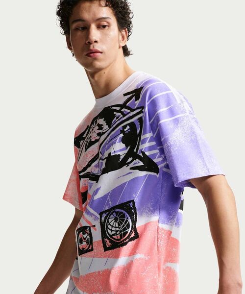 NIKE(ナイキ)の「ナイキ スポーツウェア メンズ Tシャツ / Nike Sportswear Men's T-Shirt IR5778-100 White(Tシャツ/カットソー・メンズ・ホワイト・2XL/M/S/L/XL)」の3枚目の写真