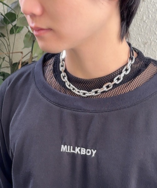 RUBBER & CHAINS ネックレス（ネックレス）｜MILKBOY（ミルクボーイ