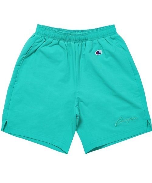 Champion(チャンピオン)の「チャンピオン チャンピオン ショーツ SHORTS(その他パンツ・キッズ・エメラルド/ブラック・130cm/140cm/150cm/160cm)」の1枚目の写真