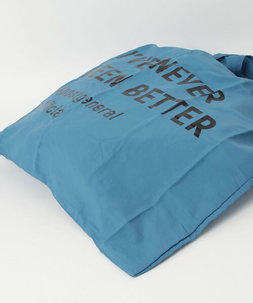 THE MILES(ザ マイルズ)の「POST GENERAL ポストジェネラル JUST THE BAG / ジャスト ザ バッグ(エコバッグ/サブバッグ・メンズ・ブルー/ベージュ/アイボリー/グレイッシュベージュ/オリーブ・FREE)」の6枚目の写真
