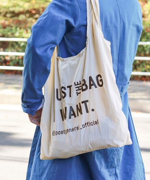 THE MILES(ザ マイルズ)の「POST GENERAL ポストジェネラル JUST THE BAG / ジャスト ザ バッグ(エコバッグ/サブバッグ・メンズ・ブルー/ベージュ/アイボリー/グレイッシュベージュ/オリーブ・FREE)」の13枚目の写真