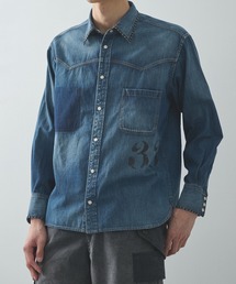 KHOKI（コッキ）の「【KHOKI/コッキ】Hand-Embroidered Denim Shirt（シャツ/ブラウス）」