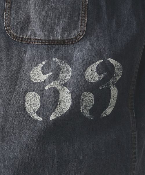 KHOKI（コッキ）の「【KHOKI/コッキ】Hand-Embroidered Denim Shirt（シャツ/ブラウス・メンズ・ブラック/インディゴブルー・2）」の20枚目の写真