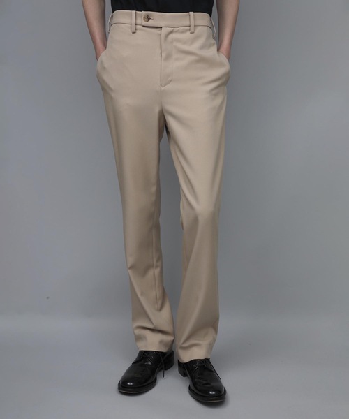 ato(アトウ)の「RECYCLE POLYESTER STRAIGHT PANTS(その他パンツ・メンズ・トップグレー/ブラック/ベージュ・44/46/48)」の3枚目の写真