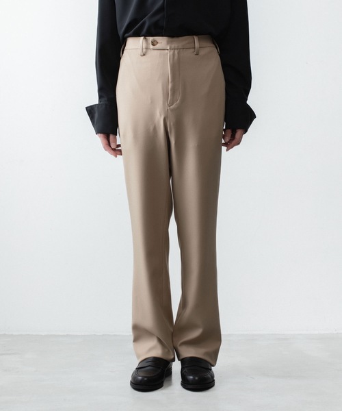 ato(アトウ)の「RECYCLE POLYESTER STRAIGHT PANTS(その他パンツ・メンズ・トップグレー/ブラック/ベージュ・44/46/48)」の14枚目の写真
