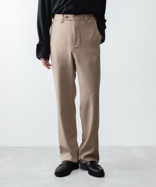 ato(アトウ)の「RECYCLE POLYESTER STRAIGHT PANTS(その他パンツ・メンズ・トップグレー/ブラック/ベージュ・44/46/48)」の15枚目の写真