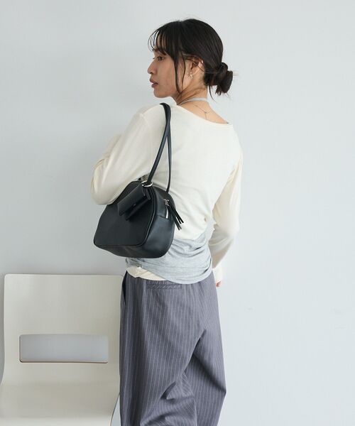 CRAFT STANDARD BOUTIQUE(クラフトスタンダードブティック)の「2点セット/ホルターネック+ロンTee(Tシャツ/カットソー・レディース・ライトピンク/アイボリー・FREE)」の7枚目の写真