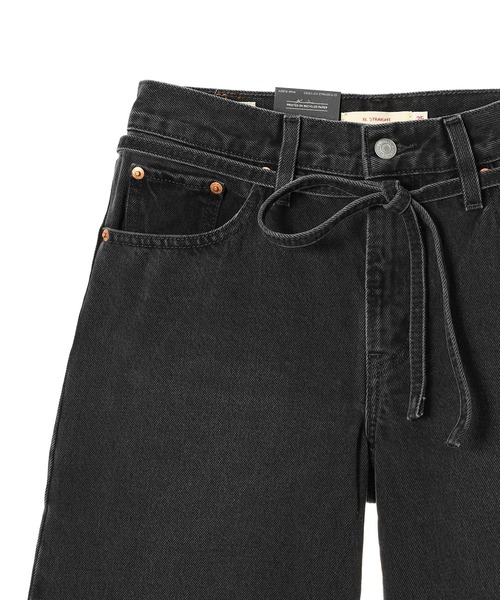 Levi's(リーバイス)の「XL STRAIGHT A8701-0003(その他パンツ・レディース・ブラック・27inch/26inch)」の3枚目の写真