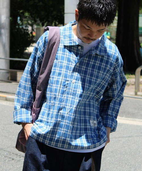 Story mfg.(ストーリーエムエフジー)の「STORY mfg. / ストーリーエムエフジー. WORK SHIRT(シャツ/ブラウス・メンズ・ライトブルー・LARGE/MEDIUM)」の1枚目の写真