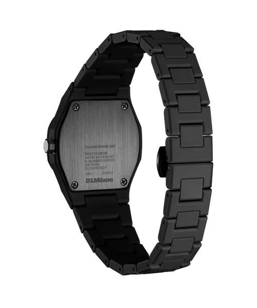 D1 MILANO（ディーワンミラノ）の「「D1 MILANO/ディーワン ミラノ」POLYCARBON - ポリカーボン32mm ユニセックス（アナログ腕時計・メンズ・グレー/ブラック・FREE）」の5枚目の写真