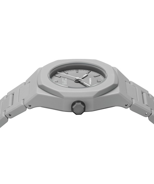 D1 MILANO（ディーワンミラノ）の「「D1 MILANO/ディーワン ミラノ」POLYCARBON - ポリカーボン32mm ユニセックス（アナログ腕時計・メンズ・グレー/ブラック・FREE）」の11枚目の写真