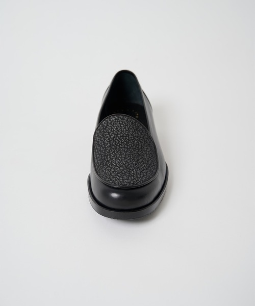 Post Production(ポストプロダクション)の「【Post Production】Re-lux Shark Skin × BabyCalf(ローファー・メンズ・グレー・26.5/26/25.5)」の3枚目の写真