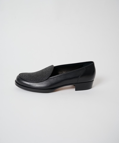 Post Production(ポストプロダクション)の「【Post Production】Re-lux Shark Skin × BabyCalf(ローファー・メンズ・グレー・26.5/26/25.5)」の4枚目の写真