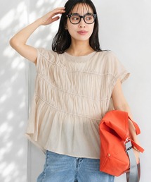 CRAFT STANDARD BOUTIQUE（クラフトスタンダードブティック）の「ヴィンテージボイルギャザーブラウス ◆（シャツ/ブラウス）」