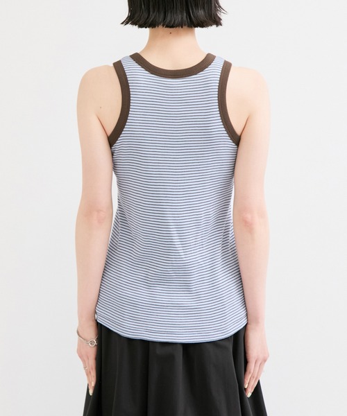 Healthknit(ヘルスニット)の「【Healthknit/ヘルスニット】Tubular Rib Tanktop/カップ付き(タンクトップ・レディース・グリーン系その他/ベージュ系その他2/サックスブルー・FREE)」の17枚目の写真
