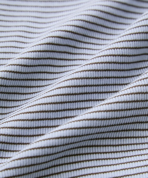 Healthknit(ヘルスニット)の「【Healthknit/ヘルスニット】Tubular Rib Tanktop/カップ付き(タンクトップ・レディース・グリーン系その他/ベージュ系その他2/サックスブルー・FREE)」の22枚目の写真