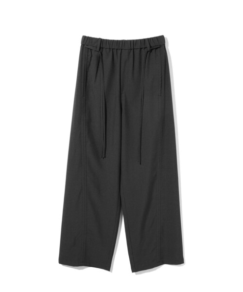 MIDIUMISOLID(ミディウミソリッド)の「MIDIUMISOLID for Ladies ドローストリングパンツ(その他パンツ・レディース・ライトグレー/ブラック/ネイビー・FREE)」の4枚目の写真