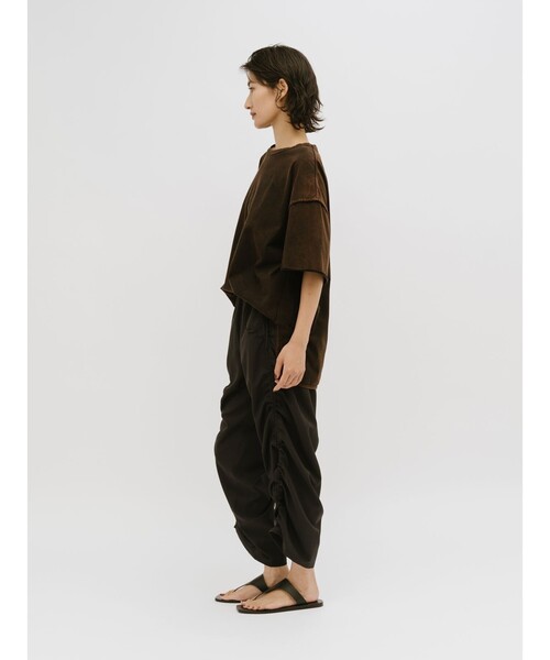 MIDIUMISOLID(ミディウミソリッド)の「MIDIUMISOLID for Ladies ドローストリングパンツ(その他パンツ・レディース・ライトグレー/ブラック/ネイビー・FREE)」の9枚目の写真