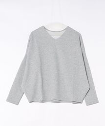 シュッと美 ポンチ素材 ロンT