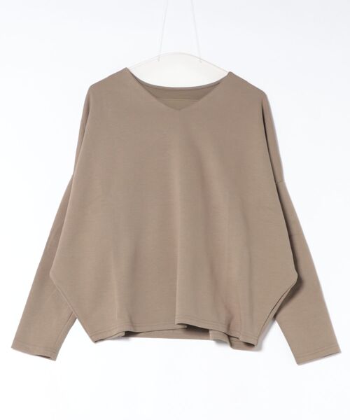 antiqua(アンティカ)の「シュッと美 ポンチ素材 ロンT(Tシャツ/カットソー・レディース・ブラック/グレー系その他/ブラウン系その他/ブルー系その他2/ブラック系その他/ブラウン系その他2/グレー系その他2/グレー系その他3/グレー系その他4/グリーン系その他/グリーン系その他2/ブルー系その他/ホワイト/ホワイト系その他・ONESIZE)」の11枚目の写真