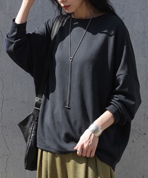 シュッと美 ポンチ素材 ロンT