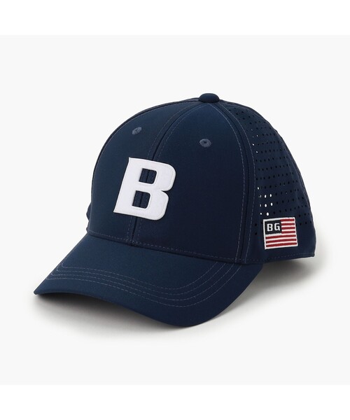 BRIEFING GOLF／ブリーフィングゴルフ】MEN'S PUNCHING MESH INITIAL