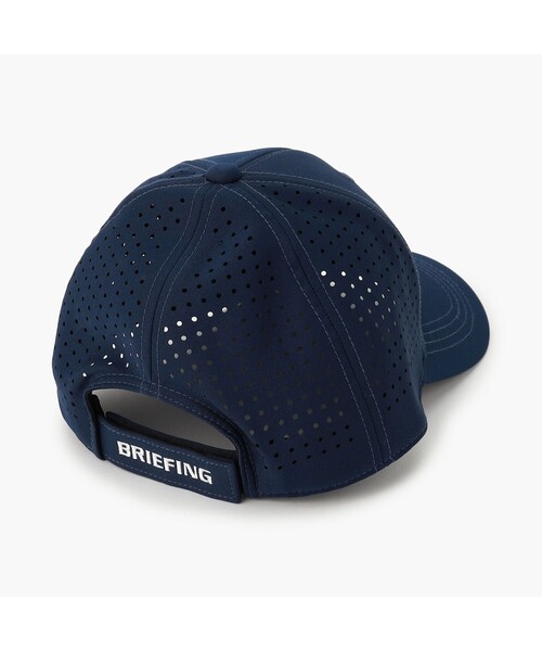 BRIEFING（ブリーフィング）の「【BRIEFING GOLF／ブリーフィングゴルフ】MEN’S PUNCHING MESH INITIAL CAP（キャップ・メンズ・ホワイト/ブラック/ネイビー/ベージュ・FREE）」の7枚目の写真