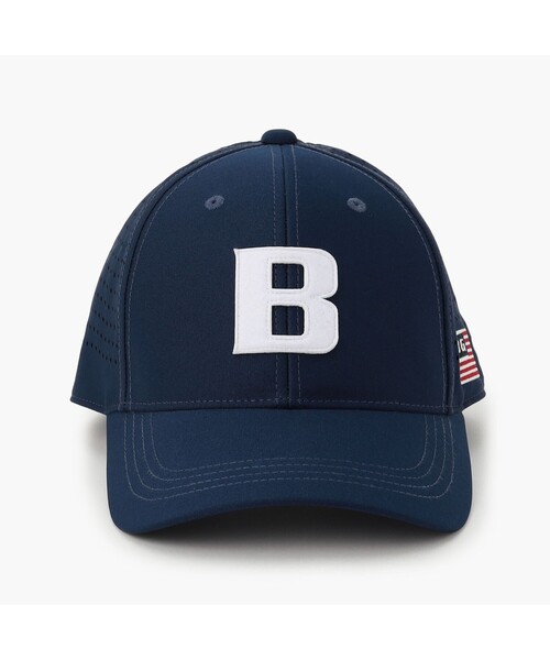 BRIEFING（ブリーフィング）の「【BRIEFING GOLF／ブリーフィングゴルフ】MEN’S PUNCHING MESH INITIAL CAP（キャップ・メンズ・ホワイト/ブラック/ネイビー/ベージュ・FREE）」の8枚目の写真