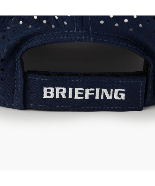 BRIEFING（ブリーフィング）の「【BRIEFING GOLF／ブリーフィングゴルフ】MEN’S PUNCHING MESH INITIAL CAP（キャップ・メンズ・ホワイト/ブラック/ネイビー/ベージュ・FREE）」の10枚目の写真