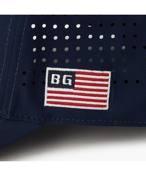 BRIEFING（ブリーフィング）の「【BRIEFING GOLF／ブリーフィングゴルフ】MEN’S PUNCHING MESH INITIAL CAP（キャップ・メンズ・ホワイト/ブラック/ネイビー/ベージュ・FREE）」の13枚目の写真