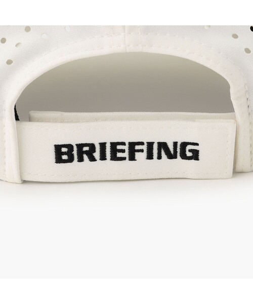 BRIEFING（ブリーフィング）の「【BRIEFING GOLF／ブリーフィングゴルフ】MEN’S PUNCHING MESH INITIAL CAP（キャップ・メンズ・ホワイト/ブラック/ネイビー/ベージュ・FREE）」の15枚目の写真