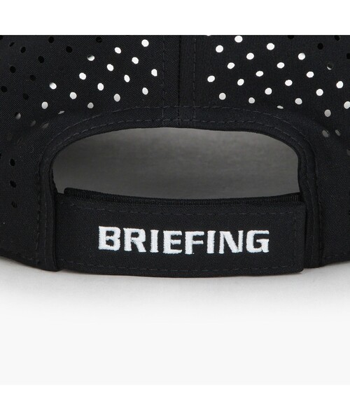 BRIEFING（ブリーフィング）の「【BRIEFING GOLF／ブリーフィングゴルフ】MEN’S PUNCHING MESH INITIAL CAP（キャップ・メンズ・ホワイト/ブラック/ネイビー/ベージュ・FREE）」の6枚目の写真