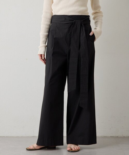 Whim Gazette（ウィムガゼット）の「コットンタイプライターパンツ（その他パンツ・レディース・ブラック/サックスブルー/バーガンディー・36/38）」の11枚目の写真