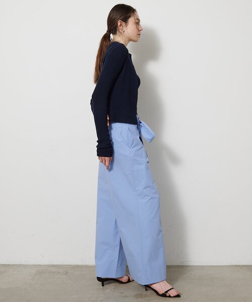 Whim Gazette（ウィムガゼット）の「コットンタイプライターパンツ（その他パンツ・レディース・ブラック/サックスブルー/バーガンディー・36/38）」の8枚目の写真