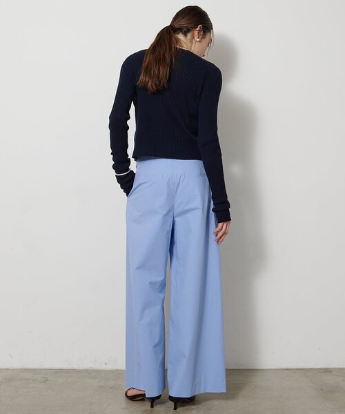 Whim Gazette（ウィムガゼット）の「コットンタイプライターパンツ（その他パンツ・レディース・ブラック/サックスブルー/バーガンディー・36/38）」の7枚目の写真