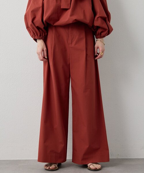 Whim Gazette（ウィムガゼット）の「コットンタイプライターパンツ（その他パンツ・レディース・ブラック/サックスブルー/バーガンディー・36/38）」の12枚目の写真