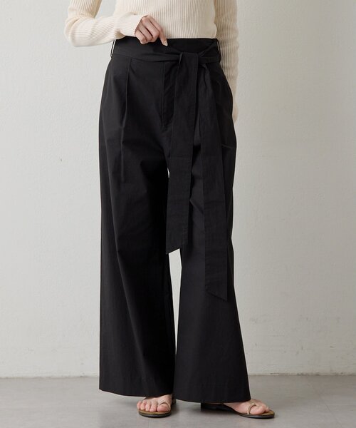 Whim Gazette（ウィムガゼット）の「コットンタイプライターパンツ（その他パンツ・レディース・ブラック/サックスブルー/バーガンディー・36/38）」の10枚目の写真